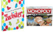 Freizeit/Kinderspiel – Test der Brettspiele Twister und des neuen Monopoly-Spiels mit dem Namen Falsches Spiel von Hasbro