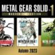 Metal Gear Solid: Master Collection Vol. I – Offiziell angekündigt